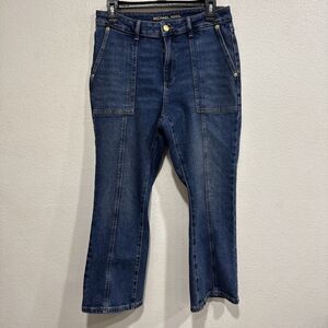 Michael Kors Women’s Denim Y2K Retro crop Jeans Medium Wash Blue size 6